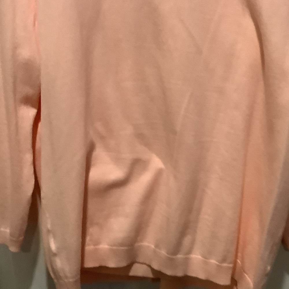Talbots soft coral‎ Crew Neck Sweater, set, Pima cotton - Picture 8 of 12